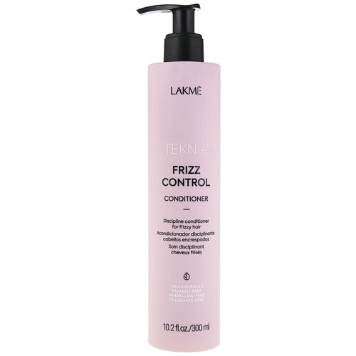 Lakme Teknia Frizz Control Дисциплинирующий кондиционер для непослушных или вьющихся волос, 300 мл