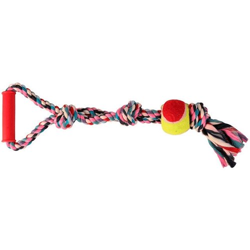 Игрушка веревка с мячом, 50см