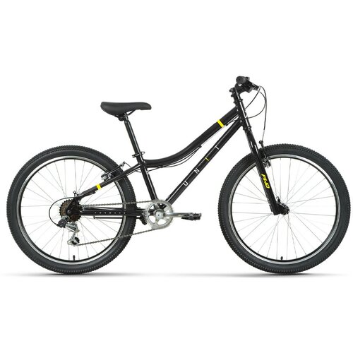 Велосипед подростковый горный 24 Forward Unit 24 10 рама 12 черно-желтый 2099000₽