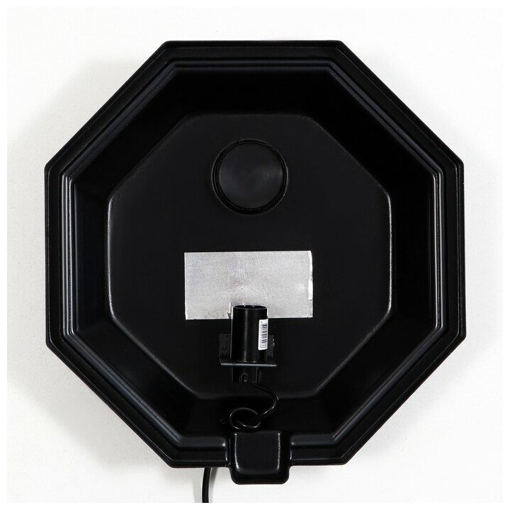 Аквариум восьмигранный с крышкой, 32 литра, 29 х 29 х 45 см, чёрный - фотография № 10
