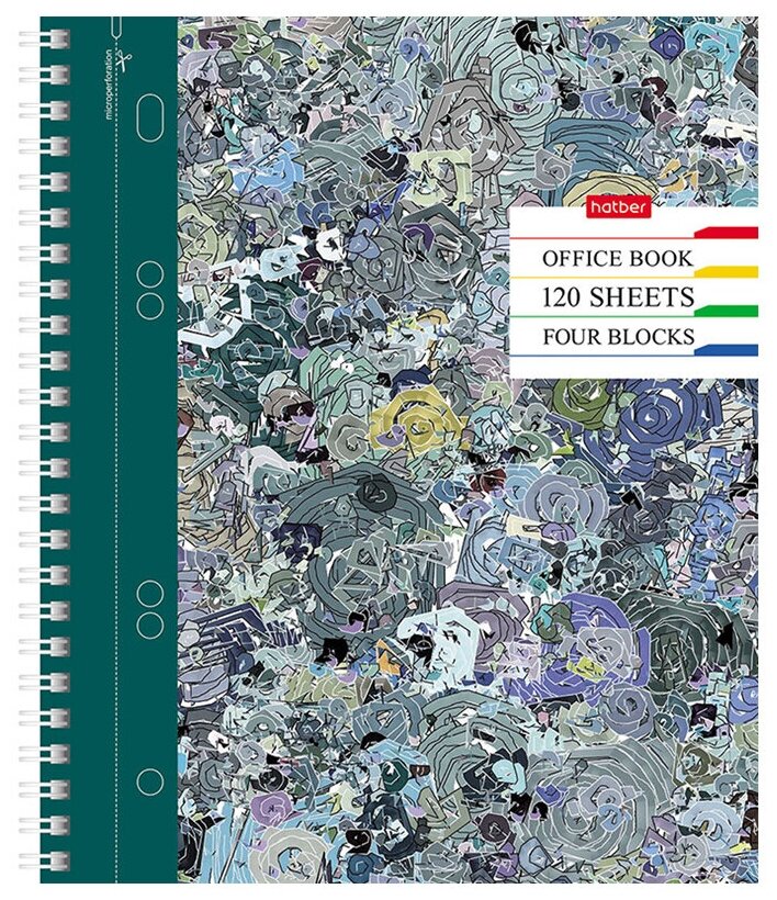 Тетрадь общая Hatber Color style А5 В клетку 120л Хатбер-М - фото №1