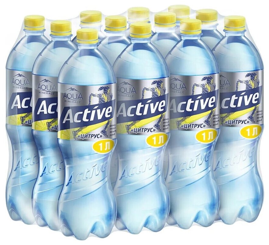 Напиток негазированный Aqua Minerale Active Цитрус 12 штук по 1 л - фотография № 2