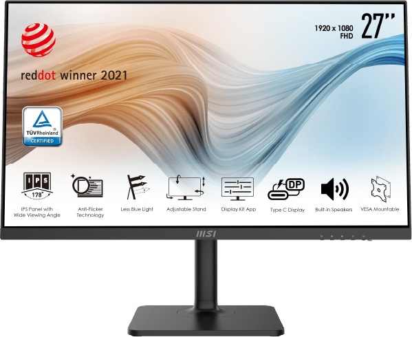 Монитор LCD 27' [16:9] 1920х1080(FHD) IPS, nonGLARE, 75 Hz, 250 cd/m2, H178°/V178°, 1000:1, 100K:1, 16.7M, 5ms, VGA, HDMI, Height adj, Pivot, Tilt, Swivel, 1Y, Black