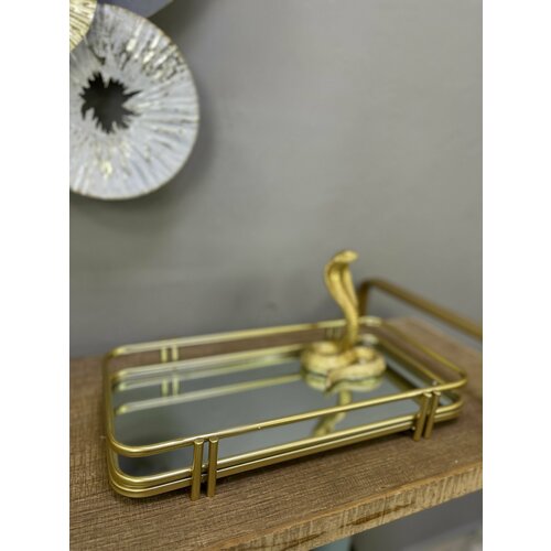 Поднос металлический Спаркл 40х22х6 см