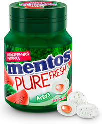 Жевательная резинка MENTOS Pure Fresh Арбуз без сахара 54 г