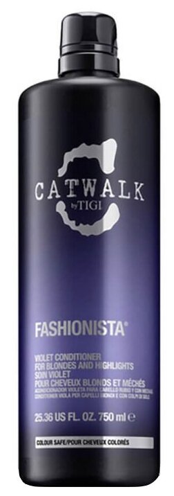 Catwalk by TIGI оттеночный кондиционер Fashionista Violet  для светлых волос, 750 мл