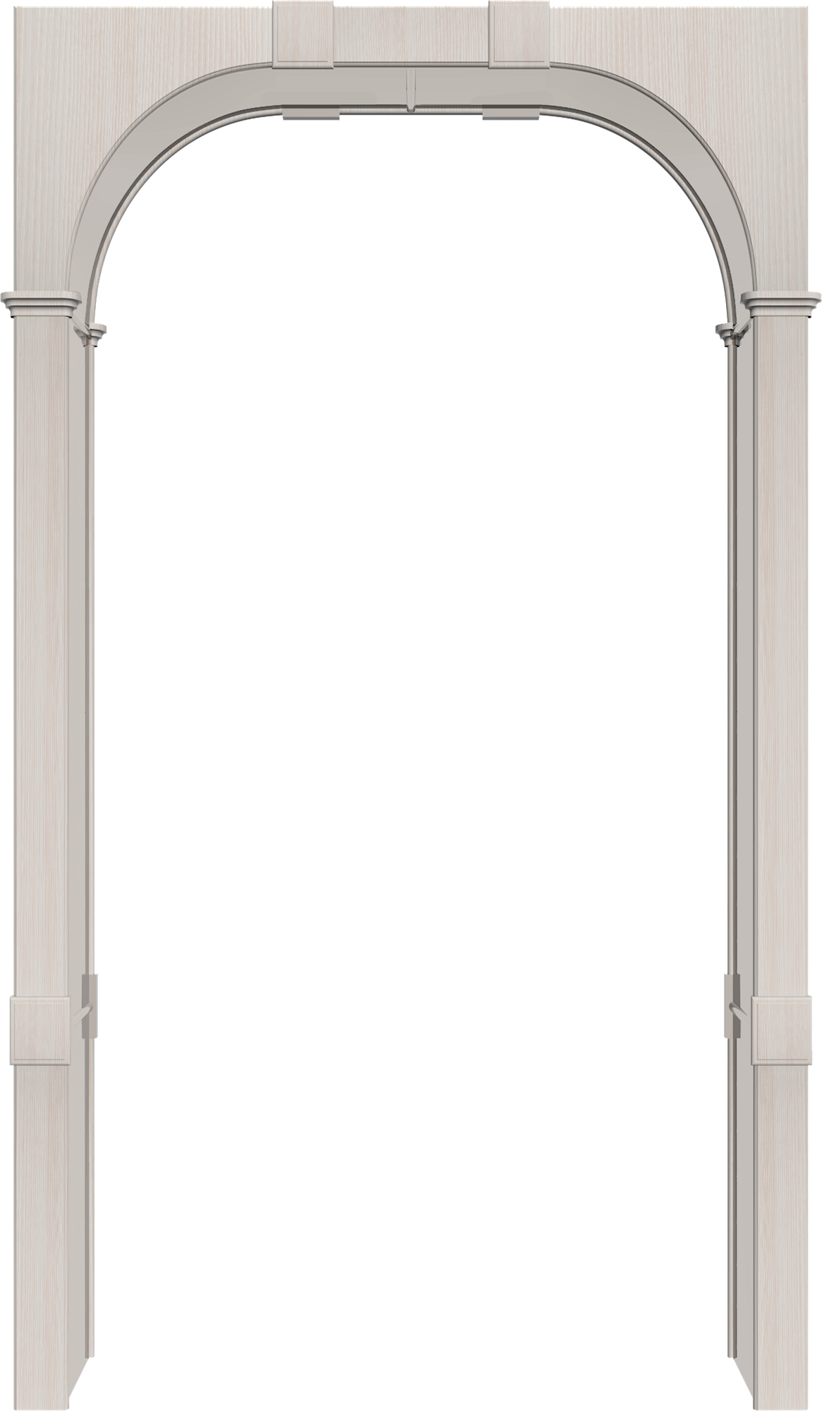 Арка межкомнатная Милано Премиум, Лесма Стиль,белый ясень 750-1400*190*2200 - фотография № 1