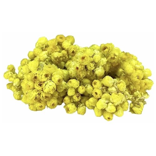 Сухие цветы для декора, поделок Бессмертник (цветы), 50 гр