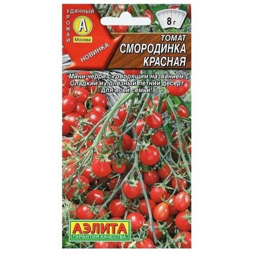 Семена Томат Смородинка красная Р 0,2 г 9 упаковок семена томат смородинка красная 0 2 г 3 уп