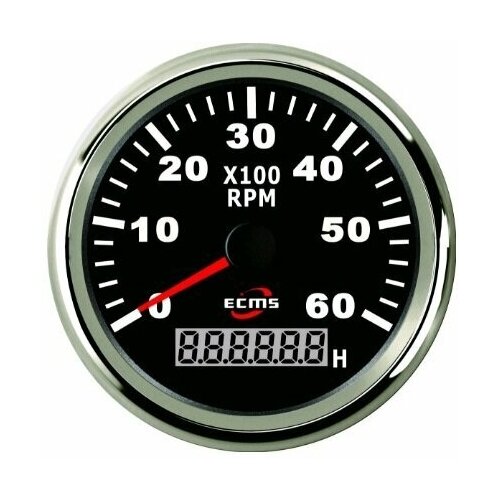 Тахометр с циферблатом и встроенным счетчиком моточасов