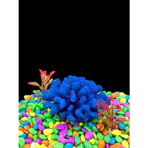 Коралл искусственный синий