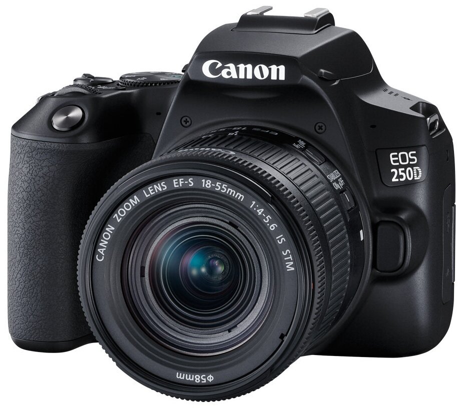 Фотоаппарат Canon EOS 250D Kit EF-S 18-55mm f/4-5.6 IS STM, черный