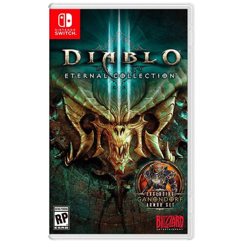 Игра Diablo III: Eternal Collection для Nintendo Switch, картридж мешок для вещей и сменной обуви с принтом игра diablo iii eternal collection 34476