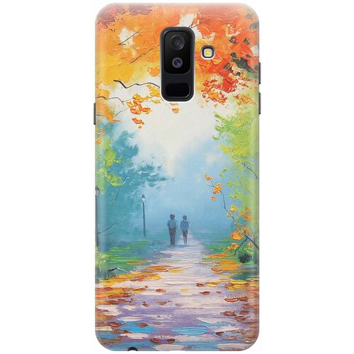 фото Re:paчехол - накладка artcolor для samsung galaxy a6 plus (2018) с принтом "яркая осень"