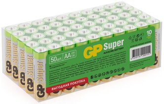 Батарейка GP Super AA (LR06) 15A алкалиновая, SB50