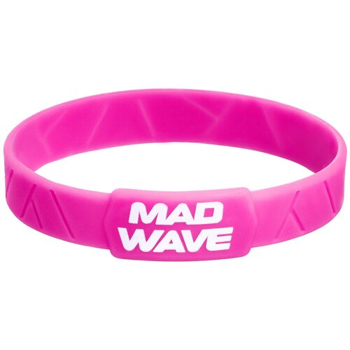 нарукавники mad wave mad wave зеленый 0 2 Браслет MAD WAVE, 1 шт., размер 16 см, размер one size, диаметр 5 см, розовый