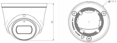 Видеокамера IP TIANDY 1/2.8" CMOS, F2.0, фиксированная диафрагма, цифровой WDR, 30m IR, 0.02Lux - фото №18