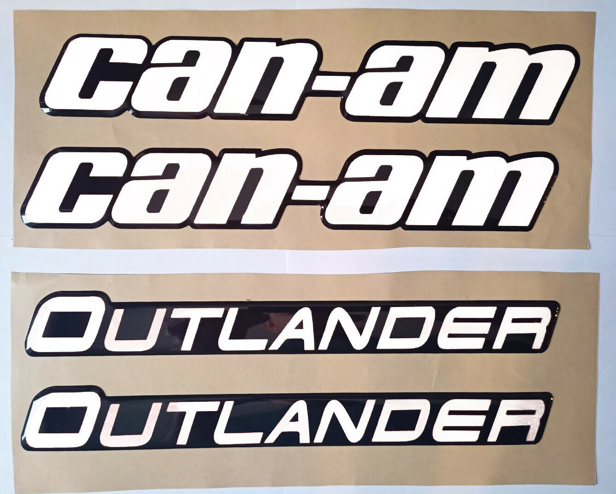 Комплект эмблем CAN-AM Outlander белый