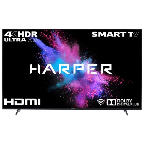 50 Телевизор HARPER 50U750TS 2020 LED HDR черный 3029000₽