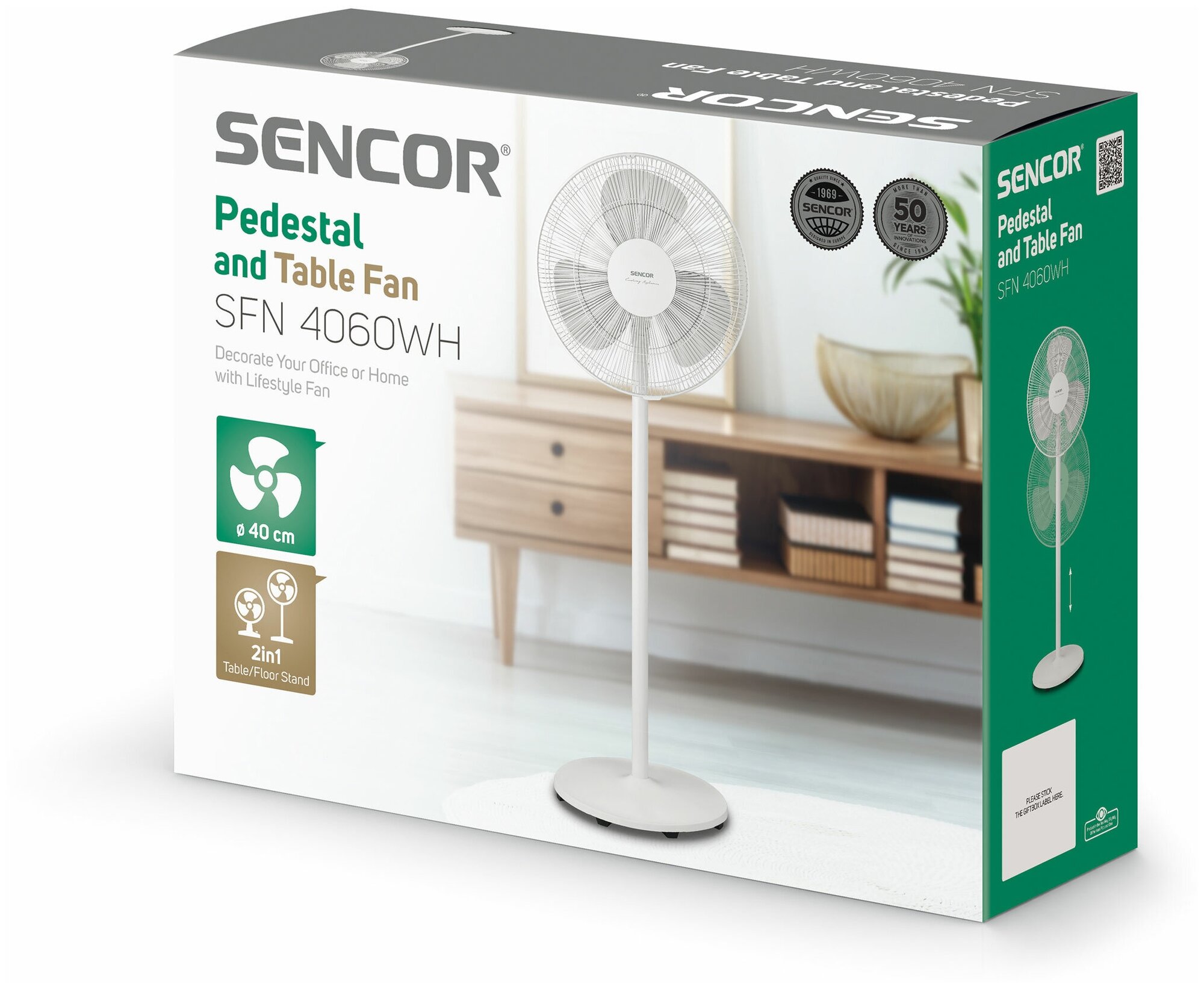 Вентилятор Sencor SFN 4060WH - фотография № 7