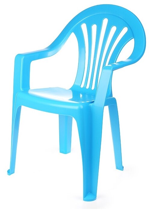 Кресло детское (голубой) - фотография № 1