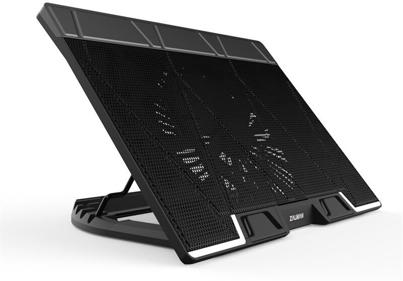 Охлаждающая подставка Zalman ZM-NS3000 Notebook Cooling Stand, Up to 17” Laptop, 200mm fan, 6 level angle adjustment (ZM-NS3000) - фото №2