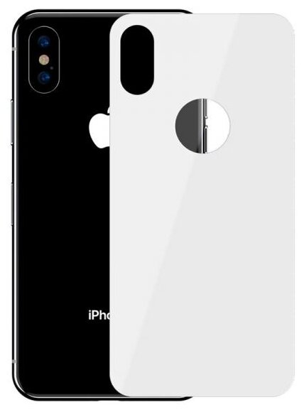 Защитное стекло Baseus (SGAPIPH65-BM02) для iPhone Xs Max (White) - фото №1