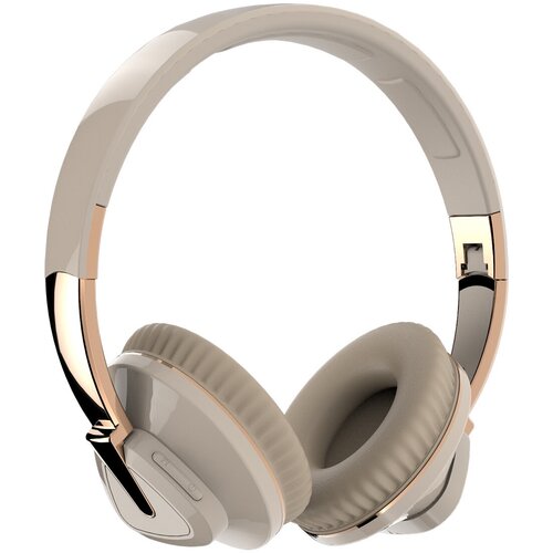 Bluetooth-наушники накладные 50 400mAh More choice HW33 Beige 169900₽