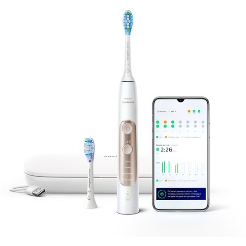  звуковая зубная щетка Philips Sonicare ExpertClean 7500 HX9691/02, белый