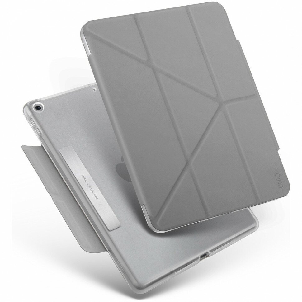 Чехол Uniq Camden Anti-microbial для iPad 10.2 (2019/20/21) цвет Серый (PD10.2GAR-CAMGRY)