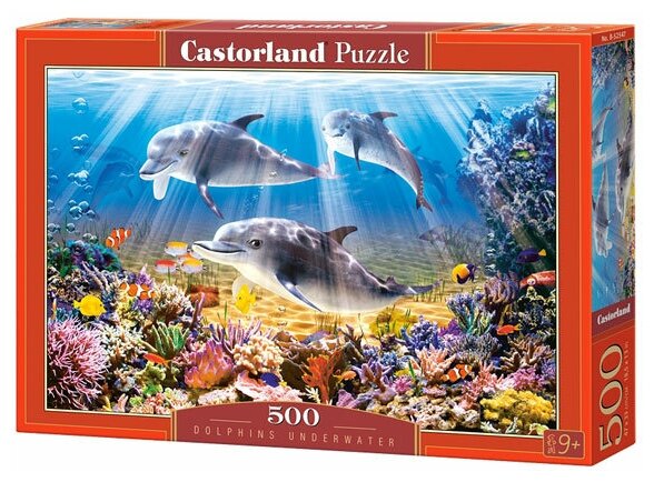 Пазл Castorland Dolphins Underwater (B-52547)