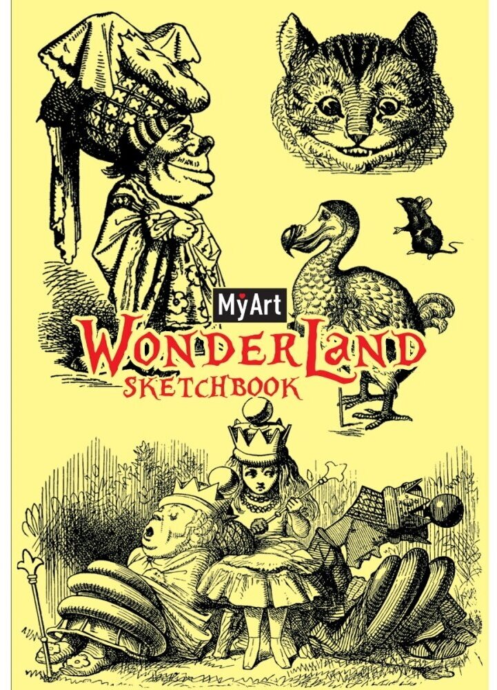 Проф-Пресс Скетчбук "Wonderland Sketchbook" В Стране Чудес