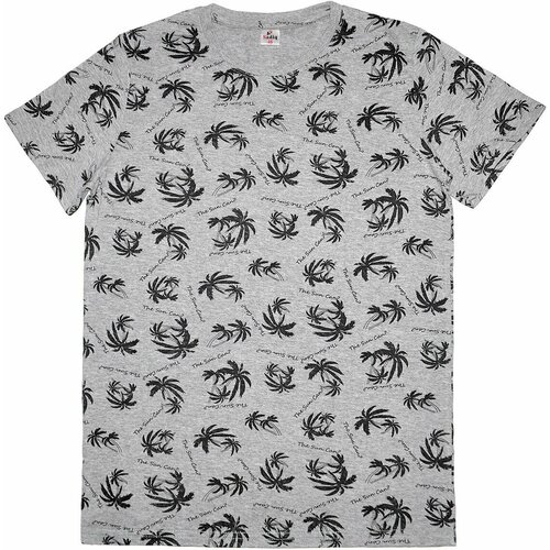 Футболка Sadiq, размер 50, серый