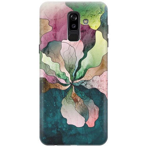 фото Gosso ультратонкий силиконовый чехол-накладка для samsung galaxy j8 (2018) с принтом "прекрасные цвета"