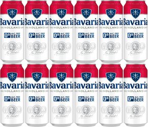 Пиво безалкогольное светлое Bavaria Holland (Бавария Холланд) 0.45 л ж/б упаковка 12 штук