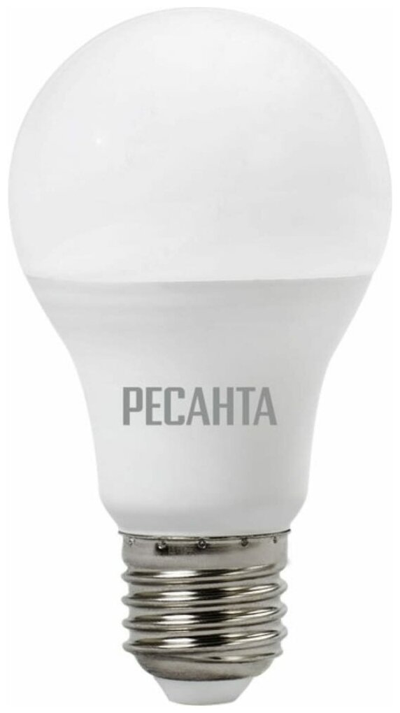 Ресанта Лампа светодиодная LL-R-A80-20W-230-6K-E27 груша, 20Вт, холод, Е27 76/1/76