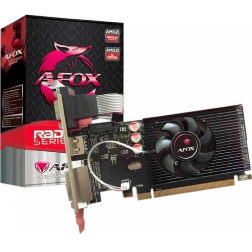 Видеокарта Afox Radeon R5 230 2G LP видеокарта afox r5 230 2gb ddr3 64bit lp single fan