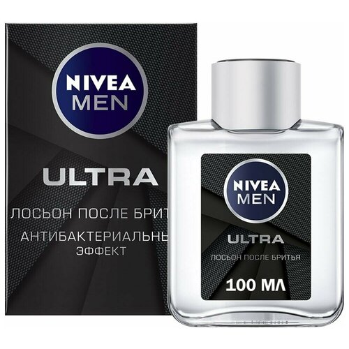 Nivea / Лосьон после бритья Nivea Men Ultra Антибактериальный эффект 100мл 3 шт