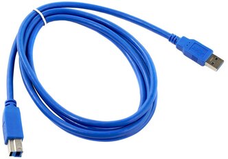 Кабель VCOM USB-A - USB-B (VUS7070) 1.8 м, синий