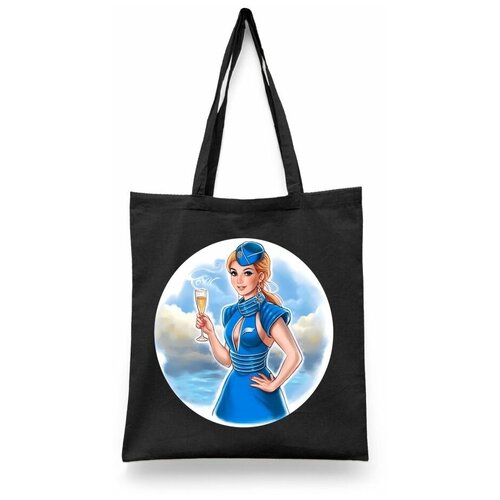 фото Сумка шоппер каждому своё, черный