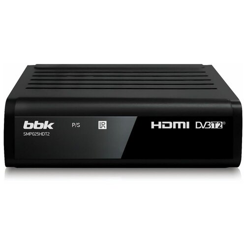 TV-тюнер DVB-T2 BBK SMP025HDT2, черный