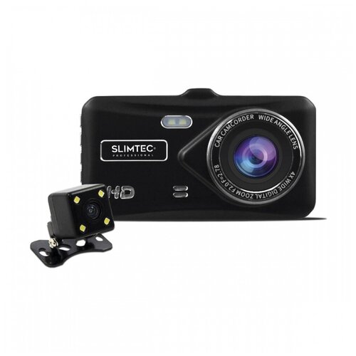 Автомобильный видеорегистратор с двумя камерами SLIMTEC Dual X5