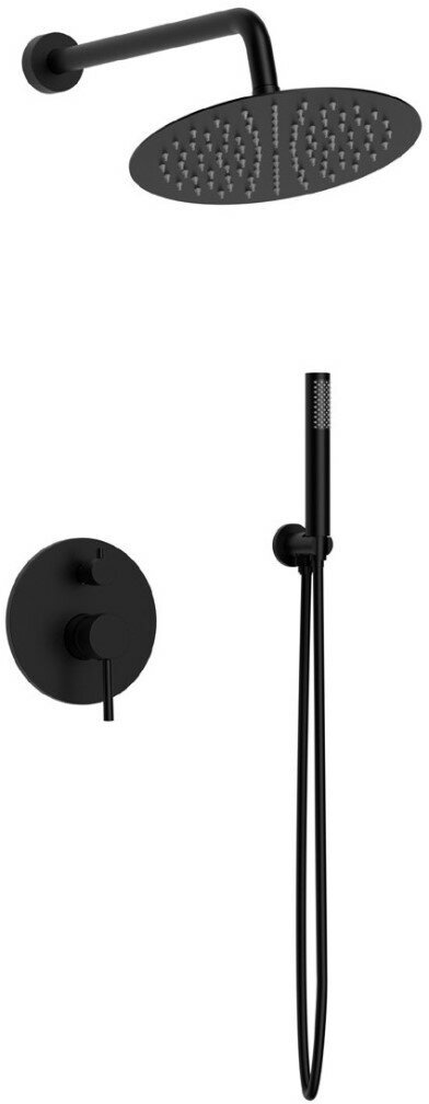 фото Душевая система встраиваемая Raiber RPB-005, черный