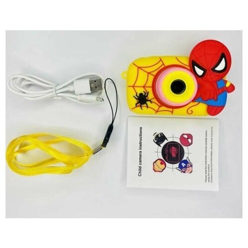 Детский цифровой противоударный фотоаппарат Человек паук 215000₽