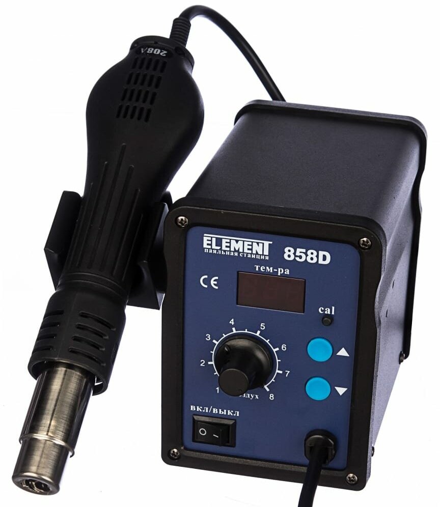 Паяльный фен ELEMENT 858D