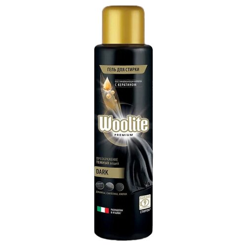 фото Гель для стирки woolite premium dark, 0.45 л, бутылка