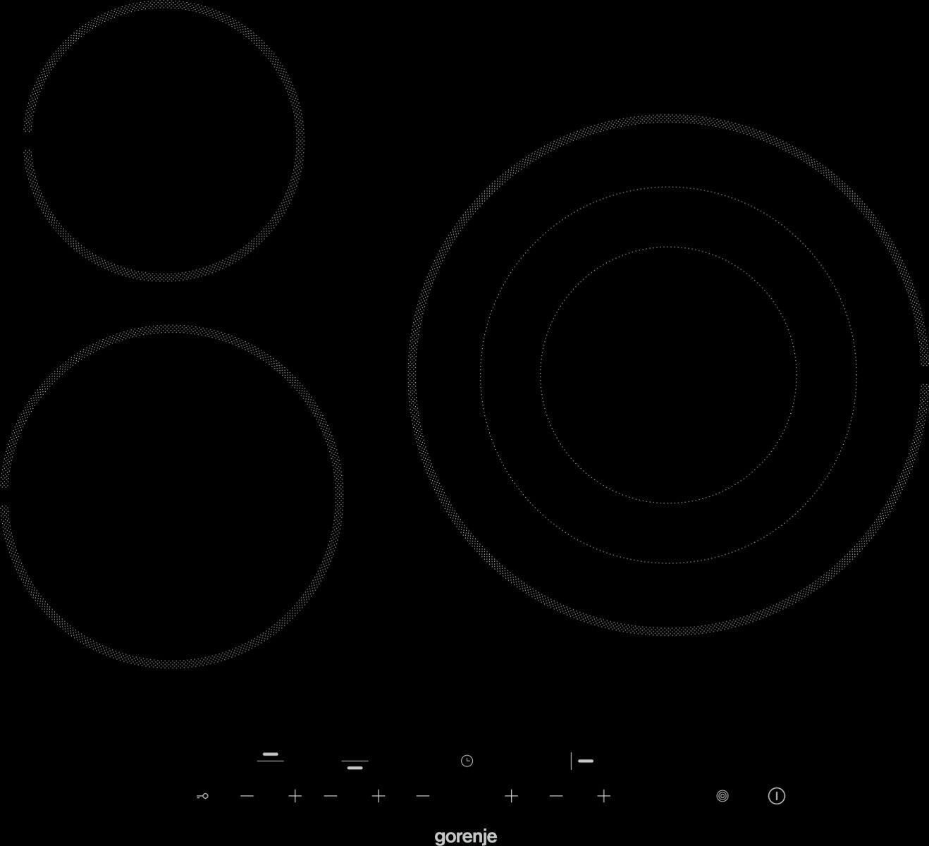 Варочная поверхность Gorenje ECT63ASC черный