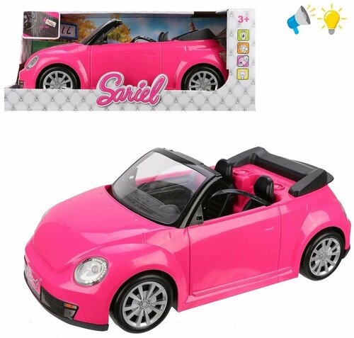 Автомобиль Наша игрушка Кабриолет Sariel (6622), розовый