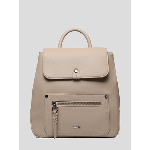 фото Рюкзак vitacci bd1333-08 женский бежевый искусственная кожа