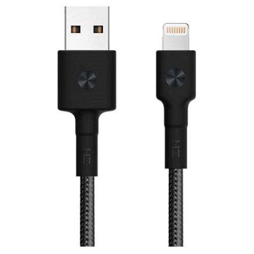 кабель zmi mfi usb lightning al803 1 м 1 шт черный Кабель ZMI MFI USB - Lightning (AL803), 1 м, 1 шт., черный